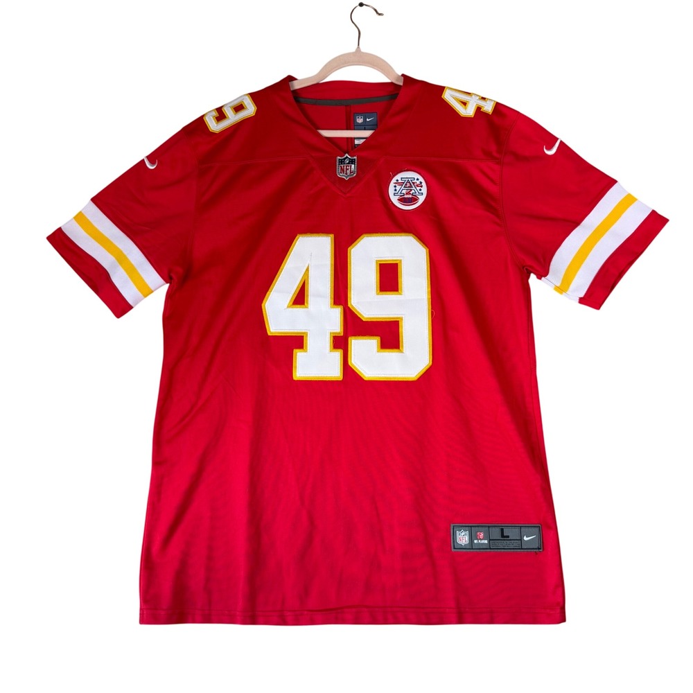 Nike NFL Kansas City Chiefs Daniel Sorensen 49 Jersey Red Mens Large Sewn